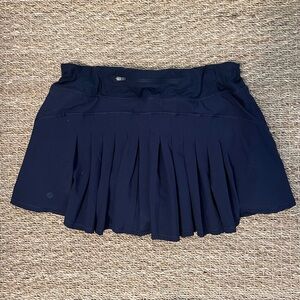 Women’s Navy CRZ Yoga Pleated Skort